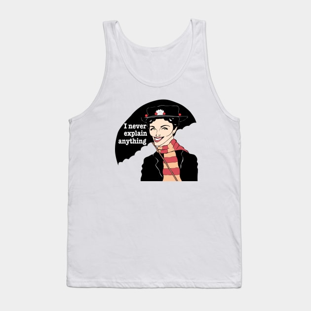 Mary Poppins Julie Andrews fan art Tank Top by cartoonistguy